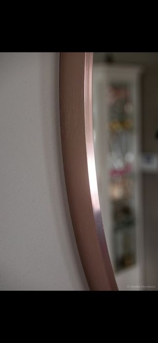 Lustro scienne okrągłe loft w aluminiowej ramie 60,70,80,90,100 cm