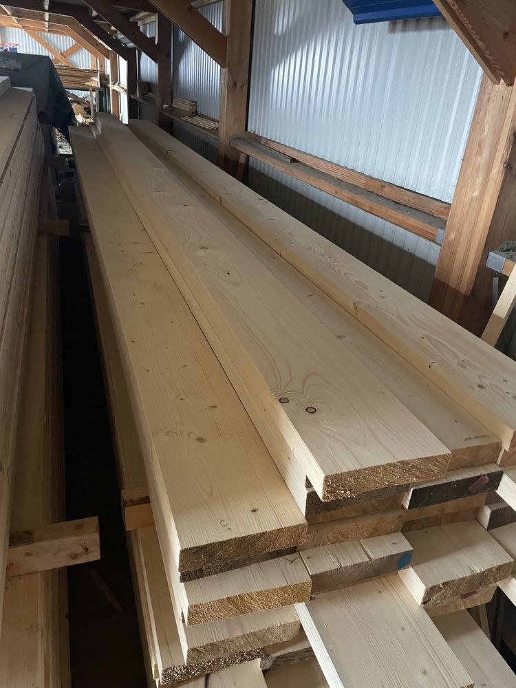 Drewno konstrukcyjne, tarcica budowlana, szalówka, deski, łaty