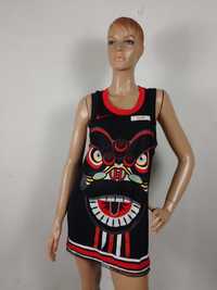 Nike X Clot Crossover Basketball Vest Black Red Blackred s