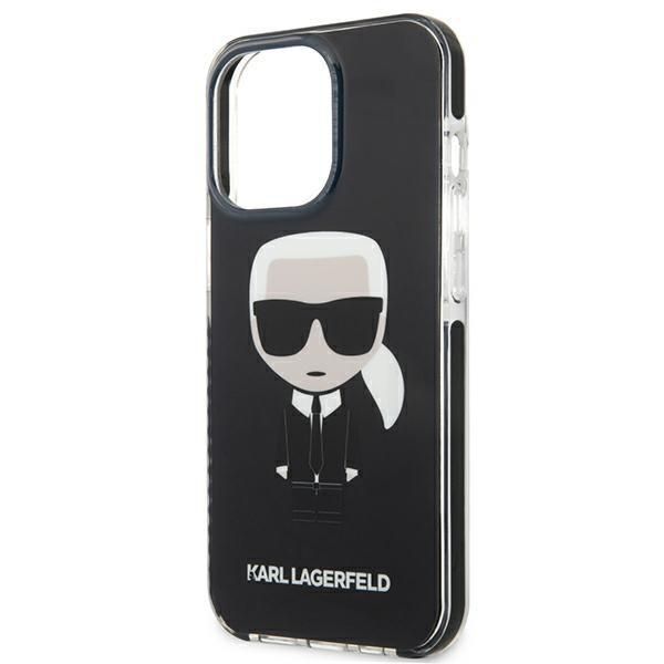 Etui Karl Lagerfeld Ikonik Karl do iPhone 13 Pro, Czarny