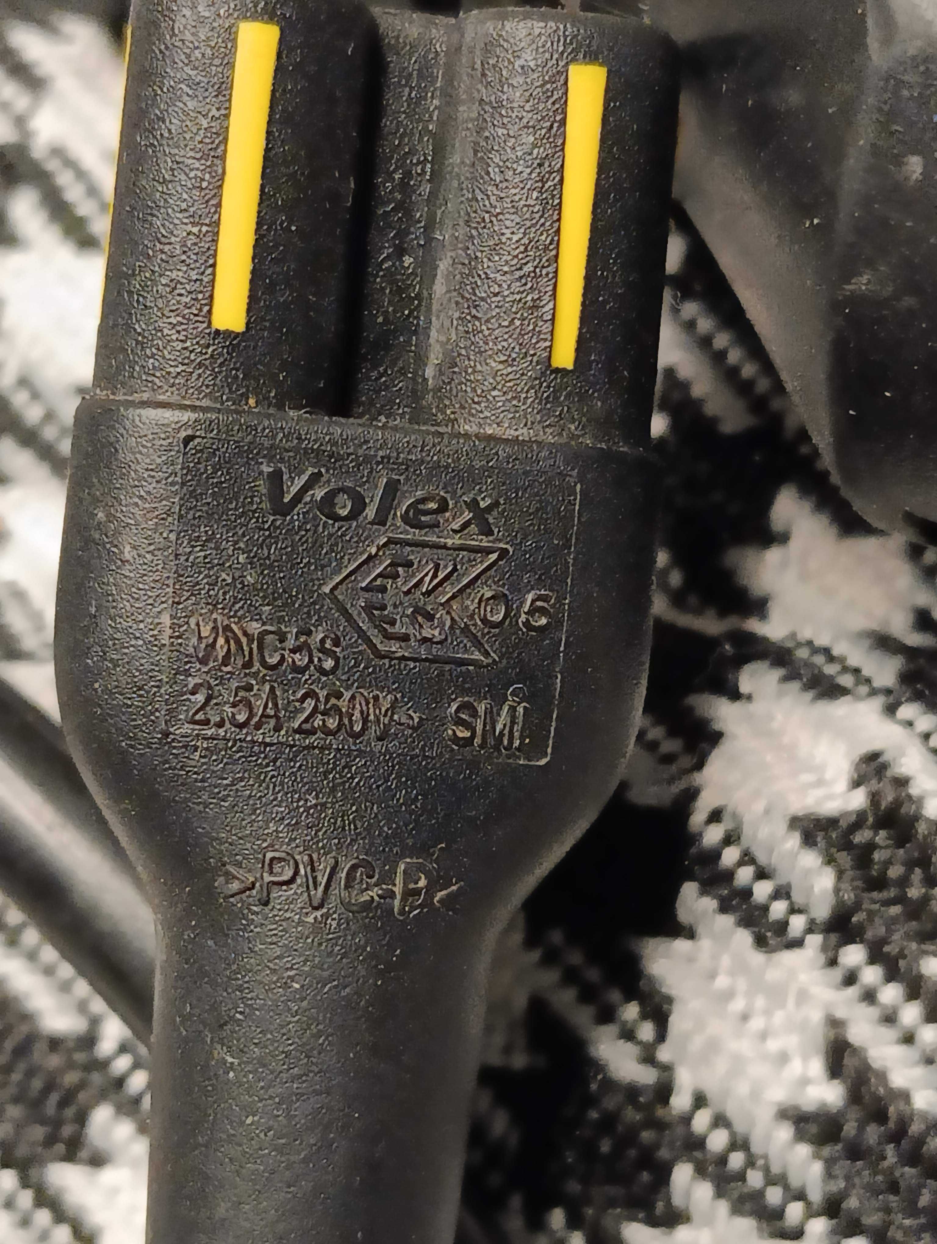 Кабель живлення для питания блока 220V 2.5A Volex 3-pin