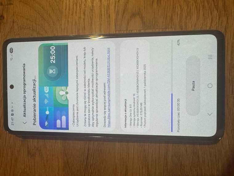 Samsung Galaxy A53 5G 6 GB RAM/128 GB - nowy zaktualizowany