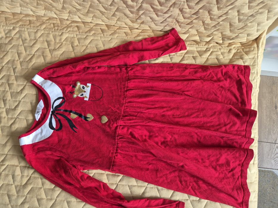 Sukienka i bluzka świąteczna H&M 122/128