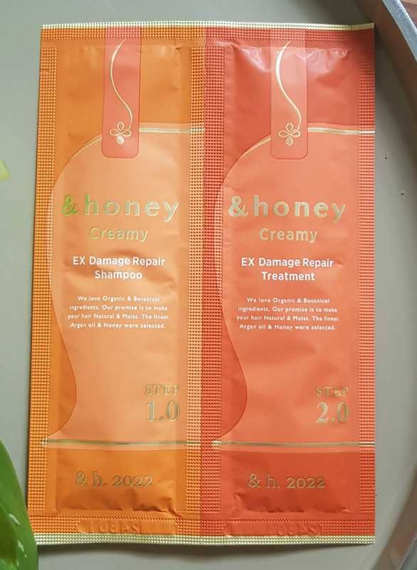 Vicrea, &honey, Damage repair shampoo&conditioner, 20ml