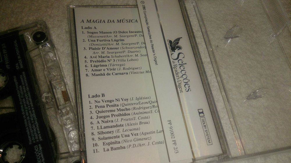 trio odemira (o melhor do trio odemira) 4 cassetes - coleção rara