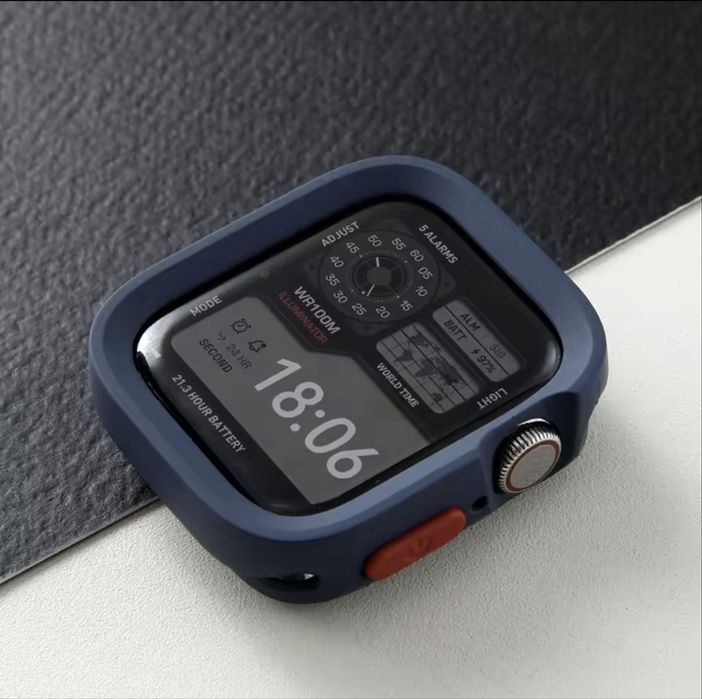 Магнитный ремешок и защитный корпус Apple Watch 10 46 mm