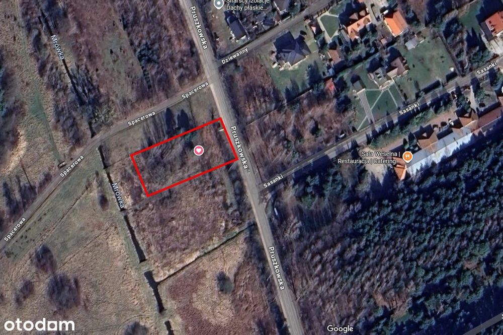 Bezpośrednio piękna działka 2000m2 Strzeniówka