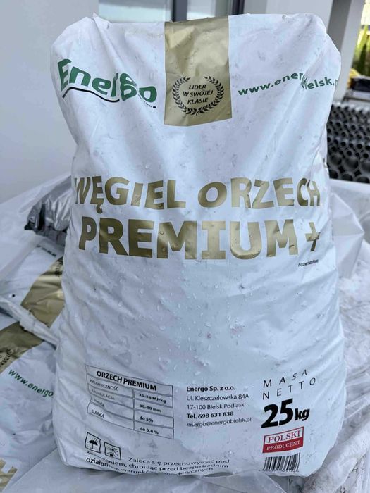 Węgiel orzech workowany 25 kg