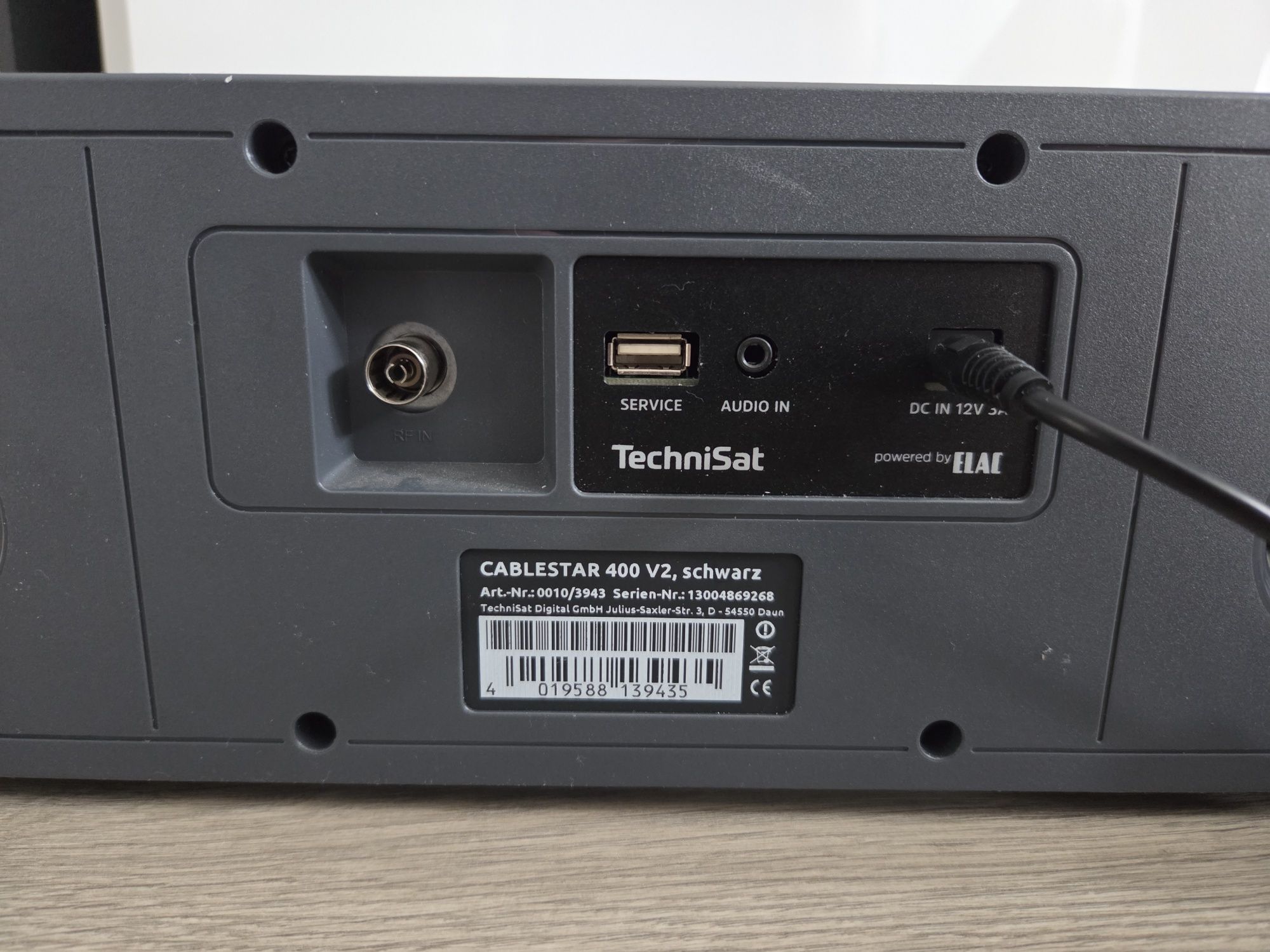 Technisat Cablestar 400 Radio kablowe DVB-C