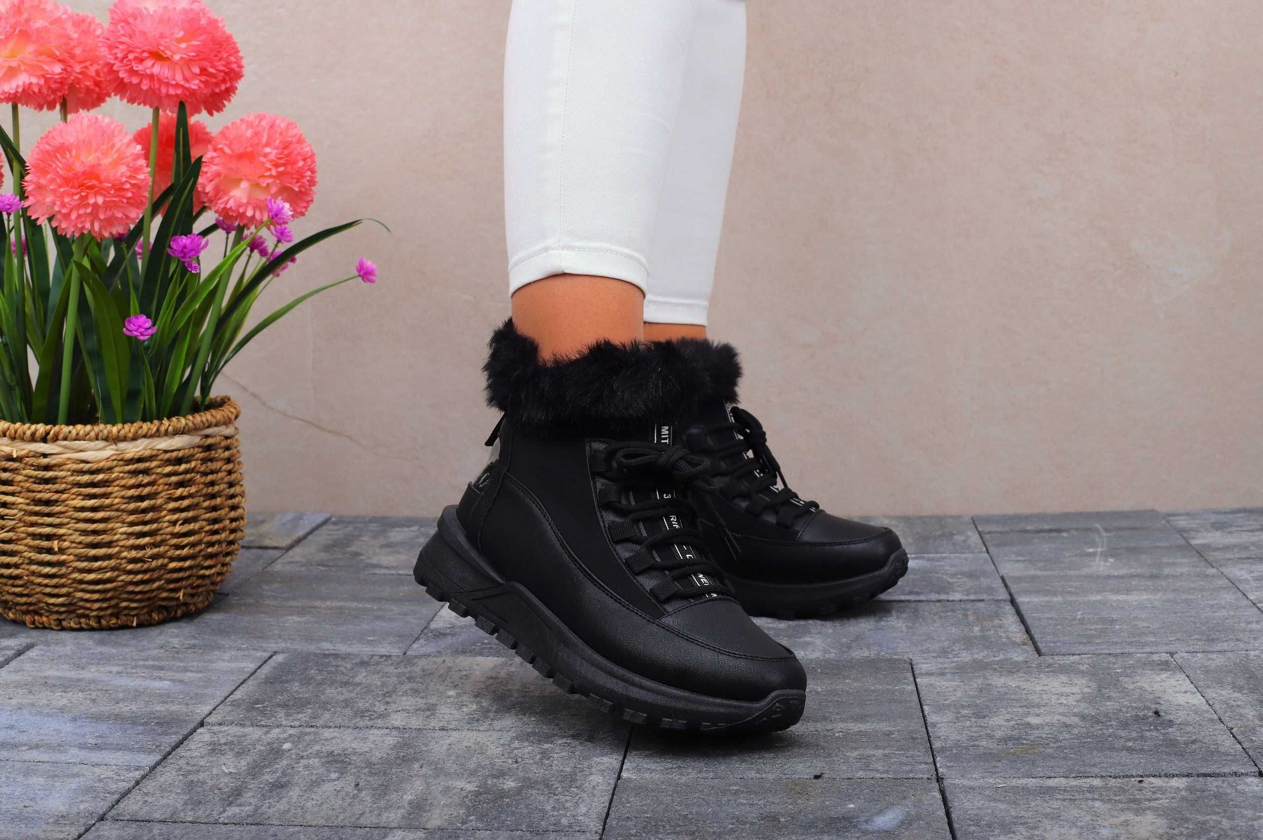 Buty Trapery Botki Ocieplane