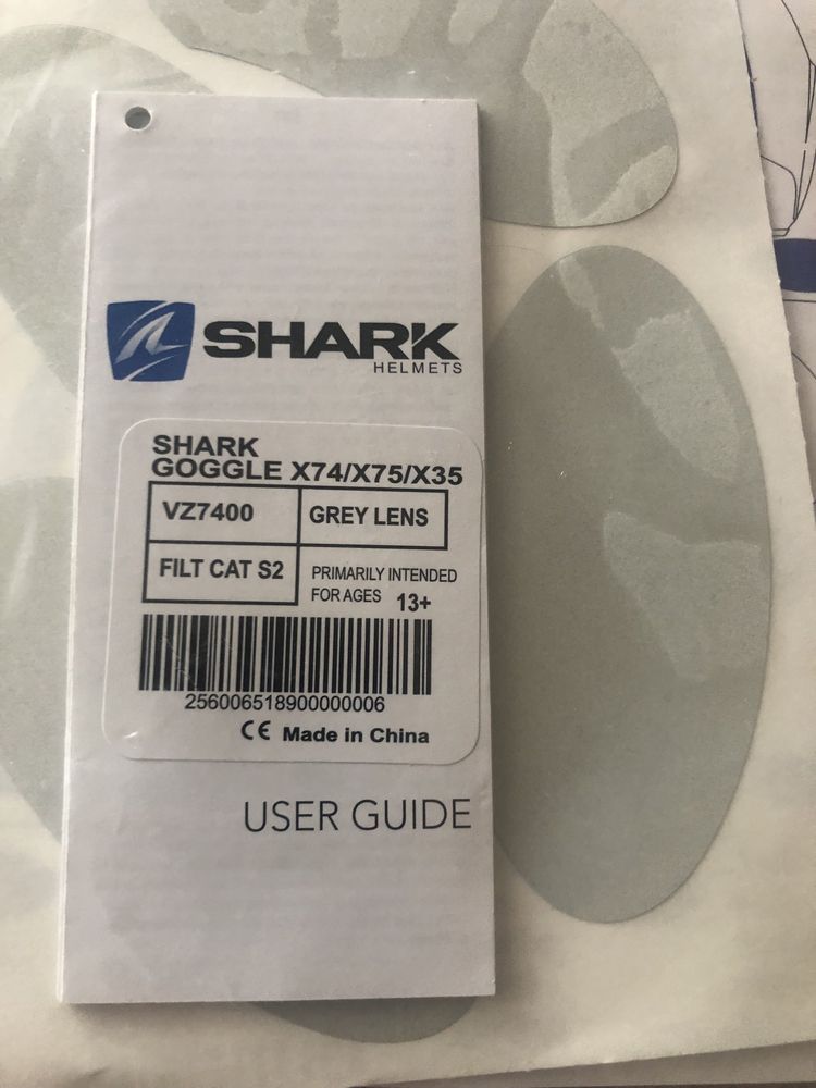 Capacete Moto Shark Raw Branco tamanho M