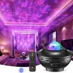 PROJEKTOR GWIAZD Dla Dzieci Nieba Lampka Nocna Głośnik BLUETOOTH