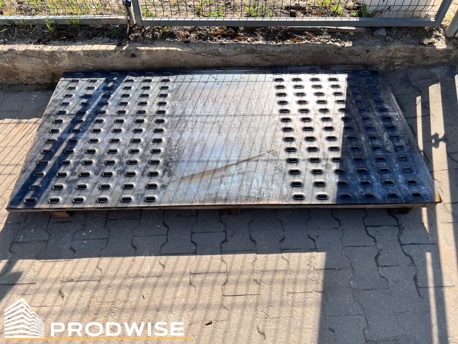 Blacha stalowa Lohr 1,25m x 2,5m (blacha lawetowa / na przyczepy)