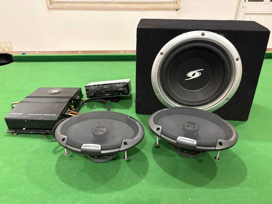 Sistema de som para carro