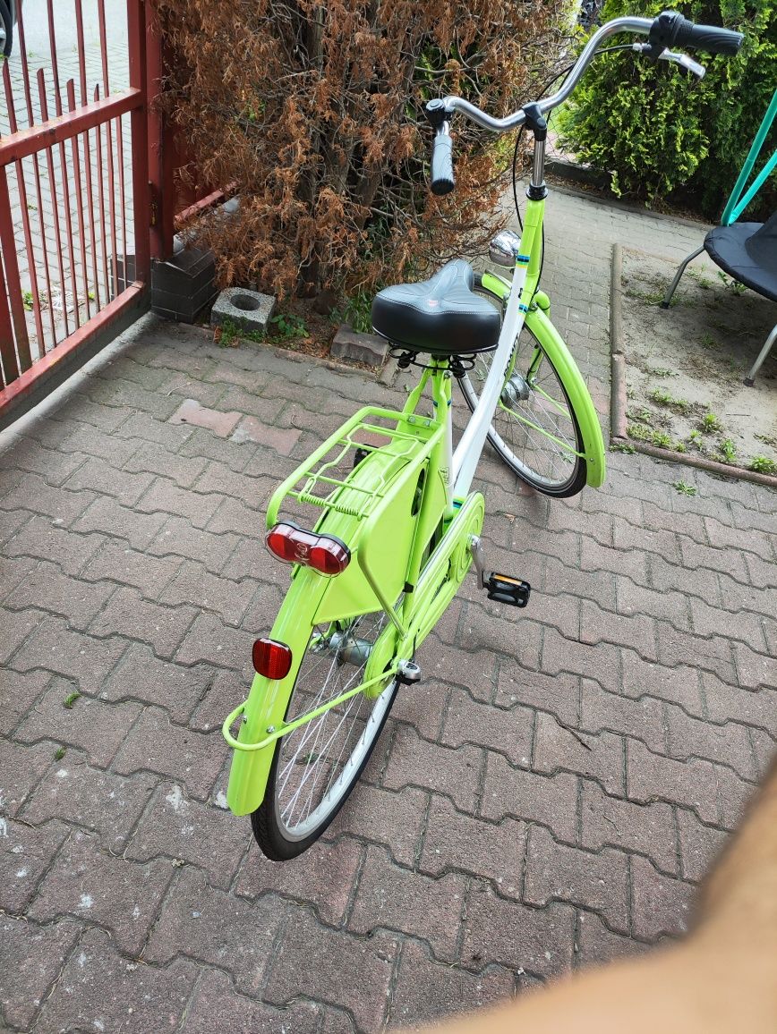 Rower miejski Romet Retro gratis kosz wiklinowy