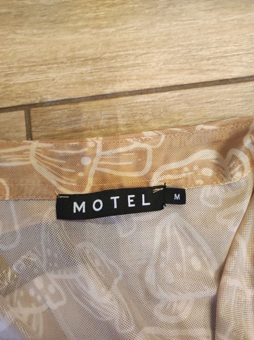 Prześwitująca koszula w grzyby. Bez wad.