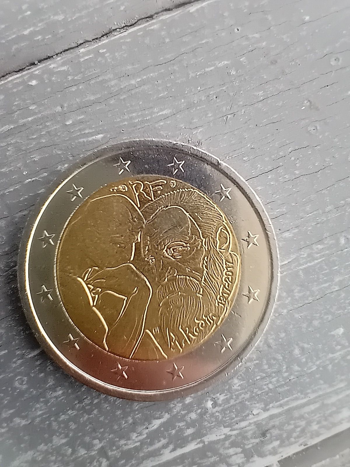 8 moedas de 2€ França