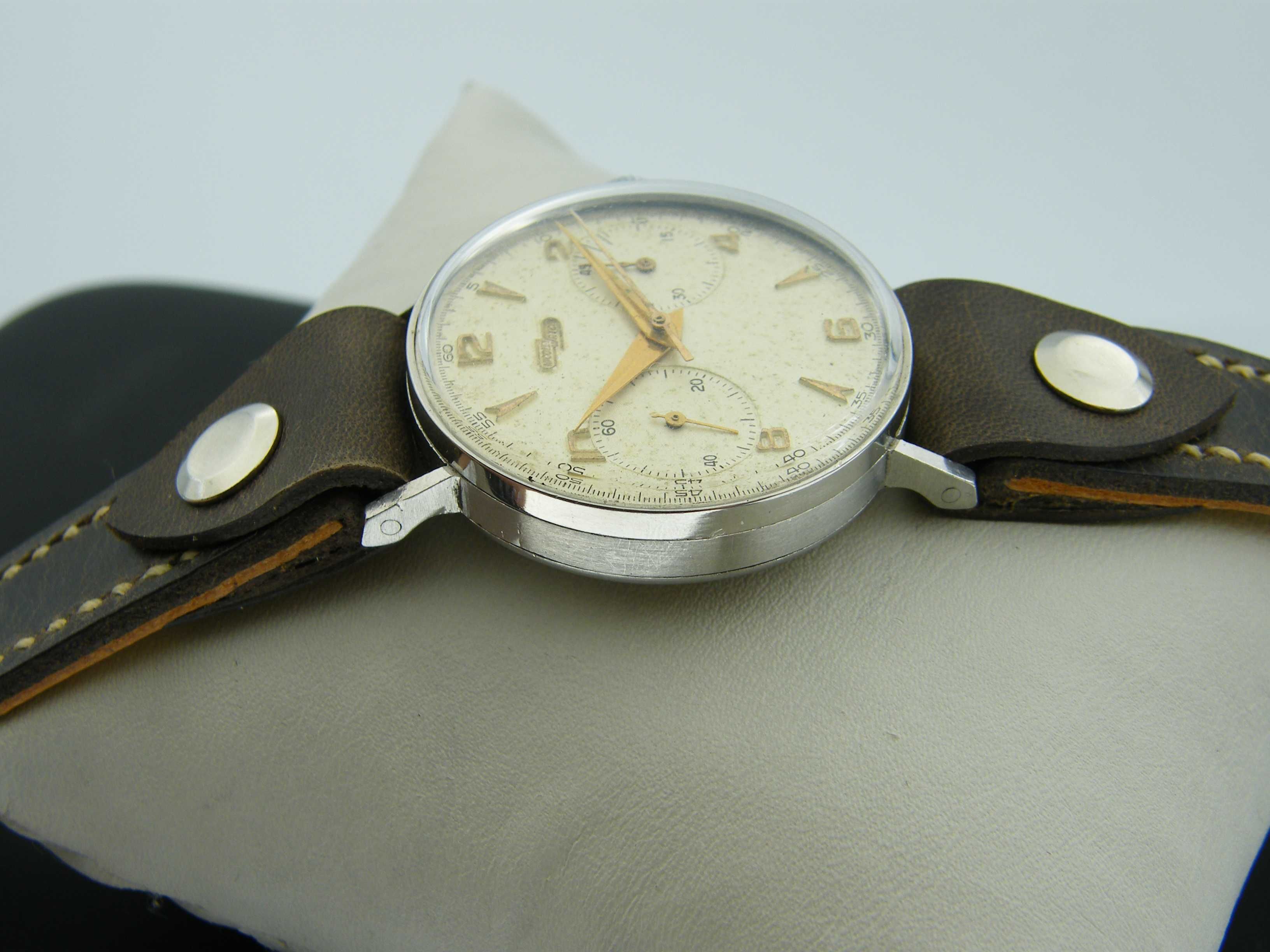 Nicolet Watch Chronograph Vintage Cal. Valjoux 22