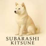 Śliczna biała Shiba Inu