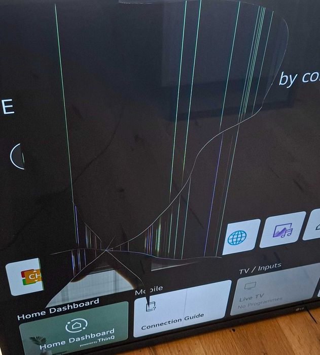 Telewizor LG 55UQ751C - uszkodzona matryca / NOWA CENA