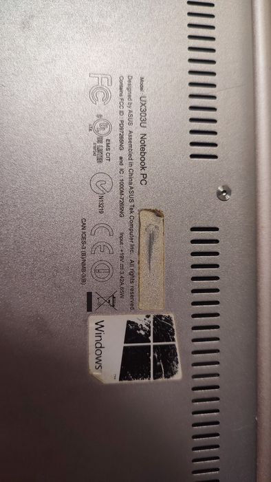Vendo laptop ASUS UX303U/ peças
