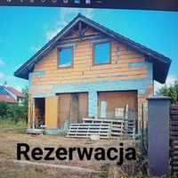 REZERWACJA -Sprzedam działkę wraz z domem w stanie surowym zamkniętym