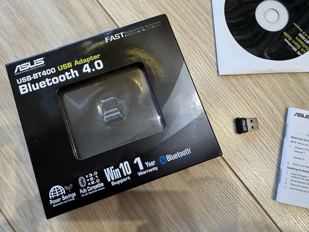 Moduł adapter Bluetooth Usb Asus windows łączność nadajnik odbiornik