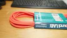 kabel instrumentalny TS-TS (jack-jack) piękny różowy kolor, **unikat**