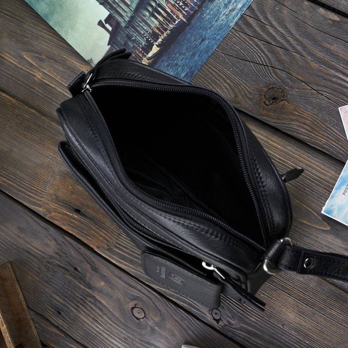 Skórzana saszetka męska do ręki Paolo Peruzzi T-56-BL