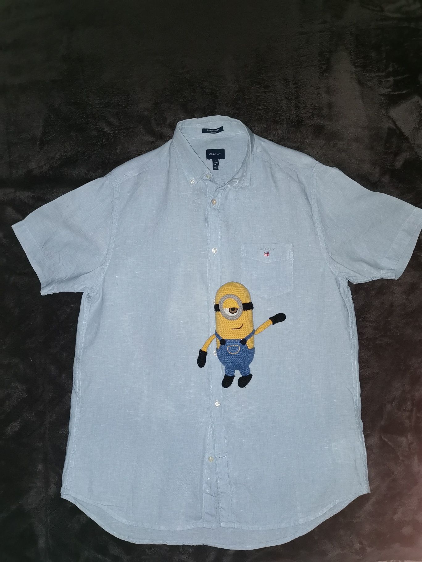 Рубашка Gant, размер L, 100% лён