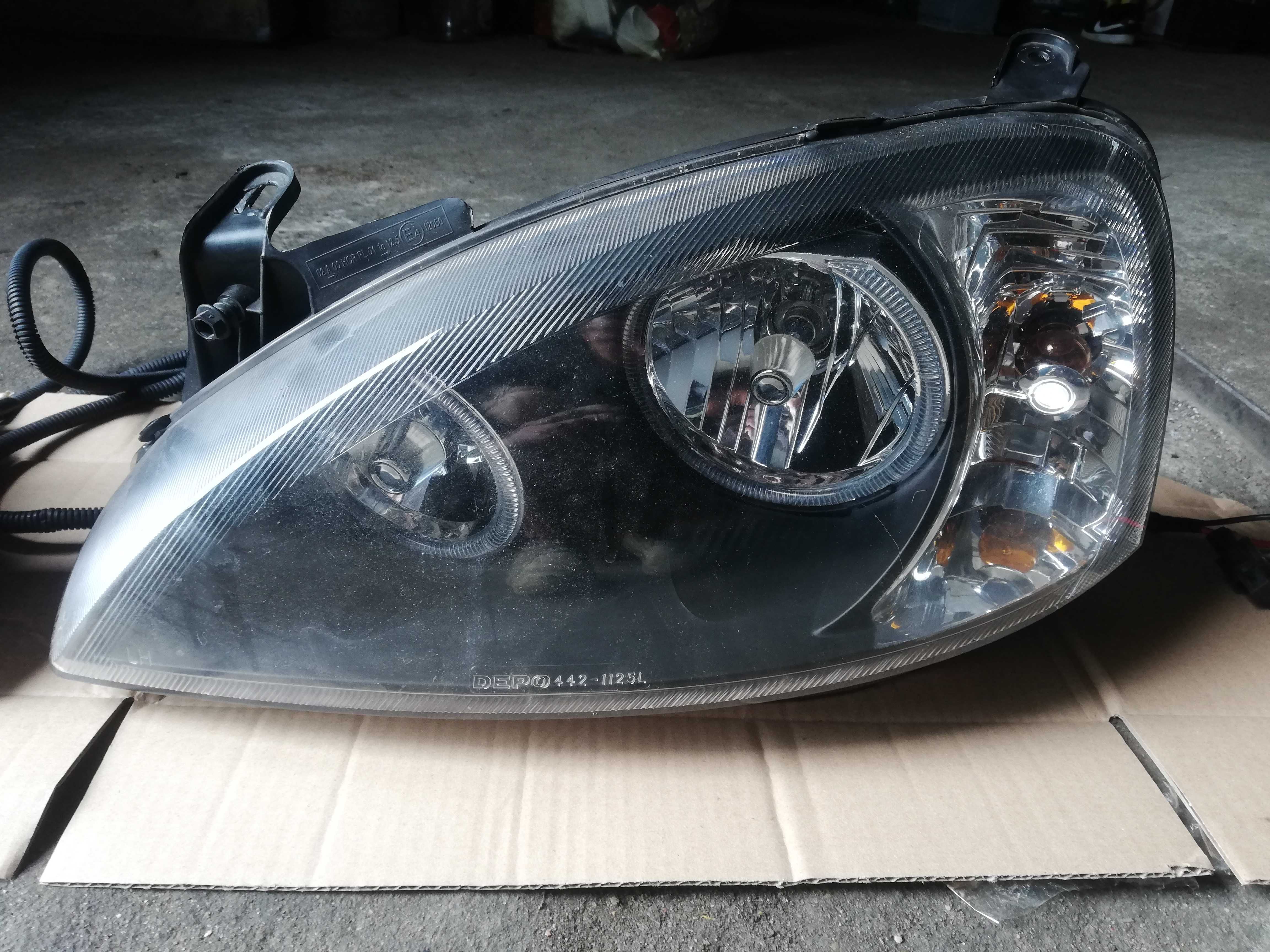 Lampy przednie Opel Corsa C DEPO tuning lewa prawa lampa przód