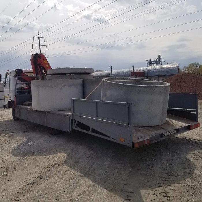 Кільця бетонні каналізаційні, кольца бетонные канализационные, септик