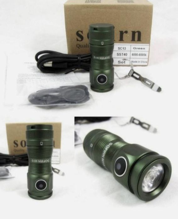 Фонарик Sofirn SC13 максимальная комплектация 1300Лм