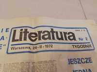 Tygodnik Literatura 1972r nr 2 Gazeta