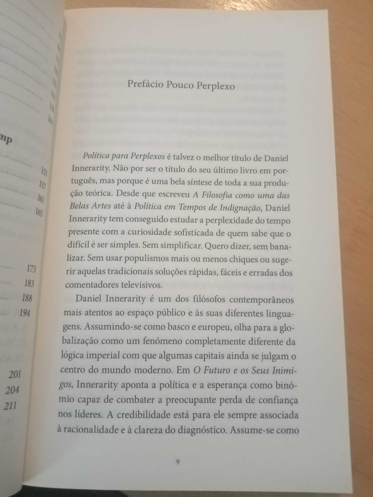 Daniel Innerarity, Política para perplexos