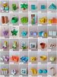 Lego Duplo оригінал деталі квіти посуд меблі