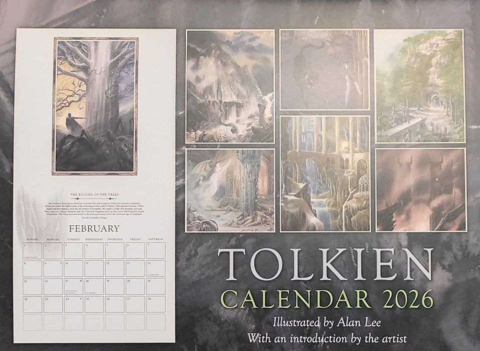 Kalendarz 2026 Władca Pierścieni Tolkien - Great Tales of Middle-earth