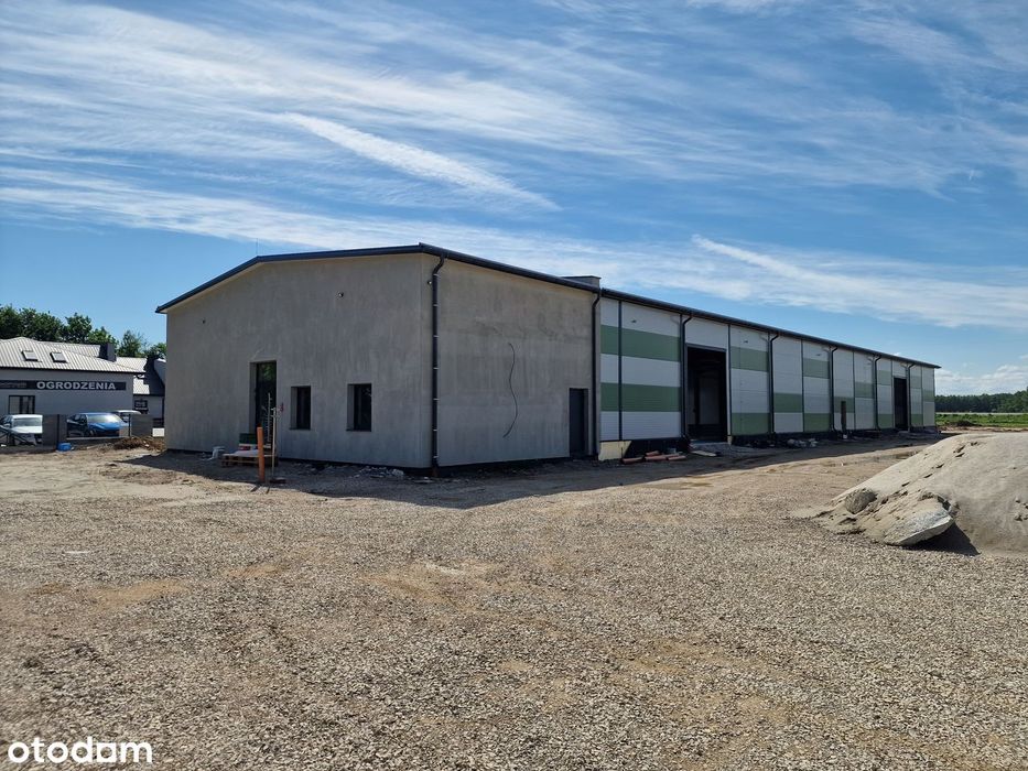 Hala produkcyjna,  magazynowa 800m2 + biuro 100m2 WYNAJEM