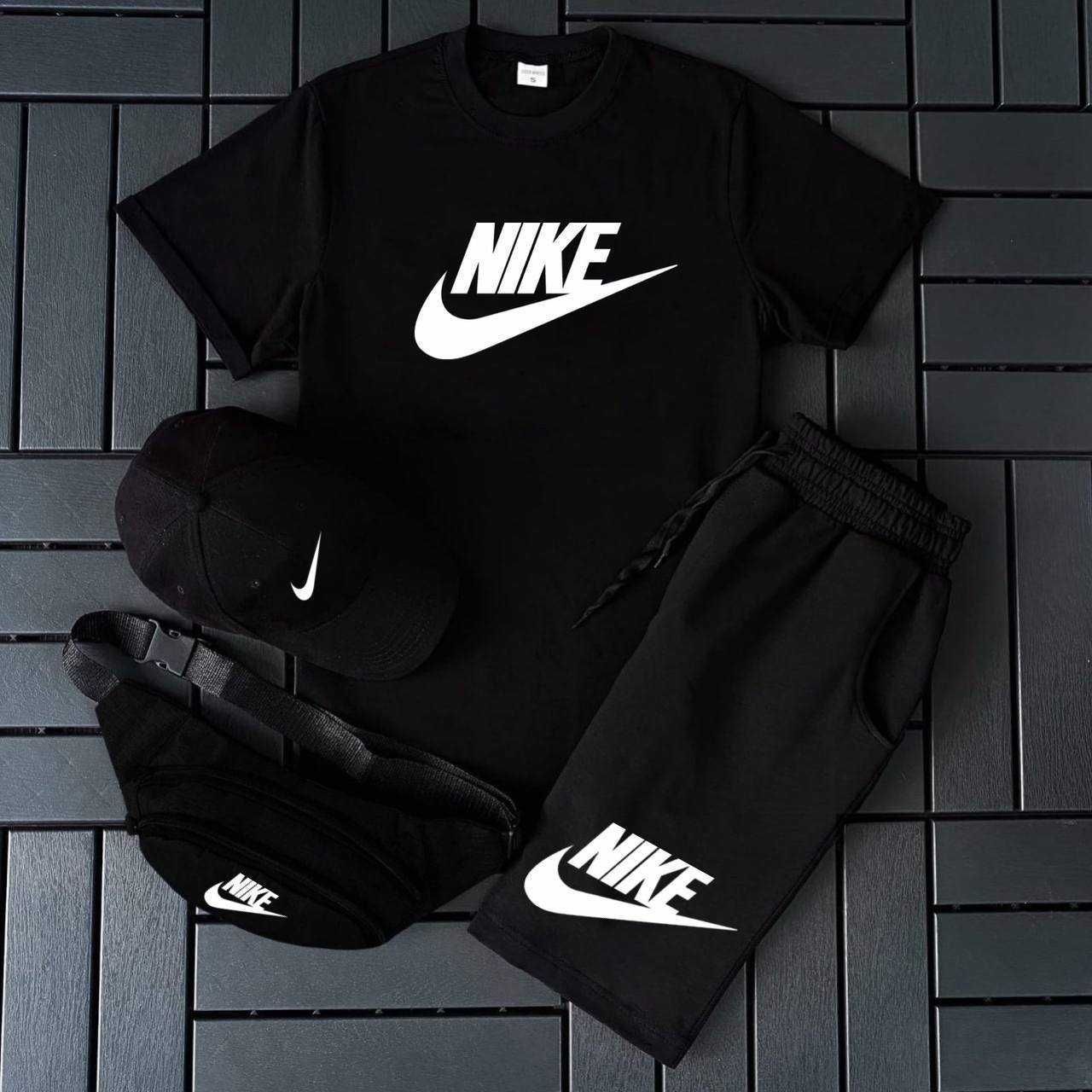 Футболка + шорти Nike спортивний костюм на літо Nike комплект Найк
