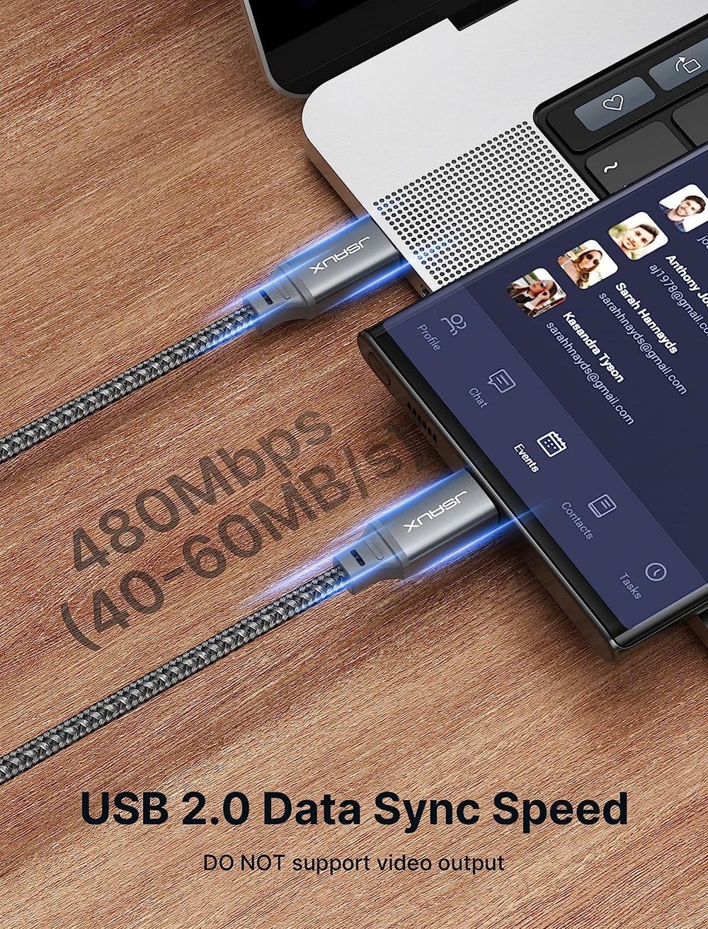 Kabel JSAUX 100 W USB C na USB C , 3M