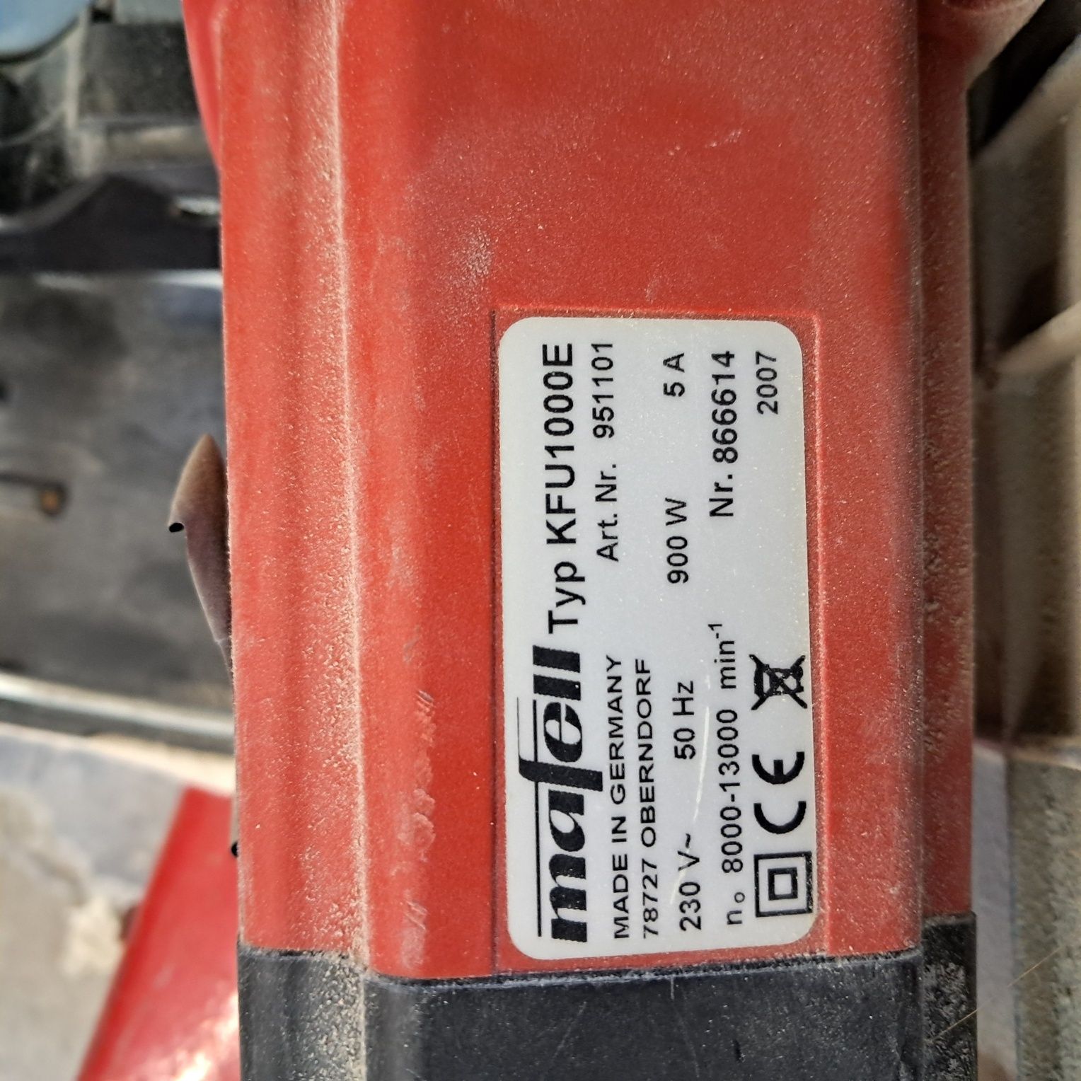 Frezarka do fug mafell KFU100E