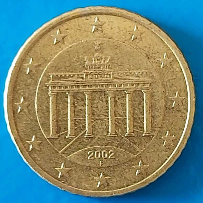 50 Cêntimos de 2002 Letra F,  da Alemanha
