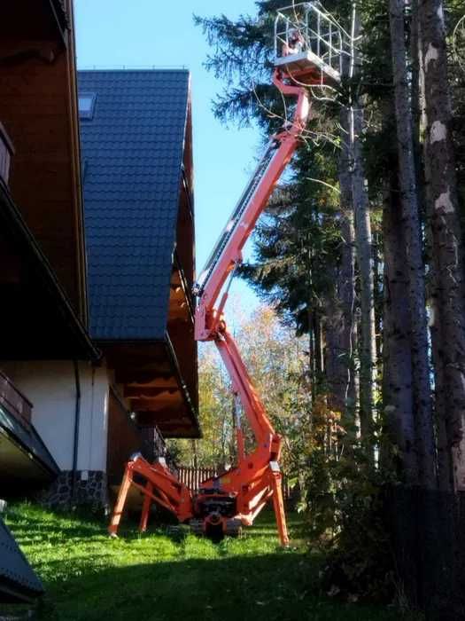 wynajem zwyżka podnośnik koszowy podhale Nowy Targ Cz.Dunajec Zakopane