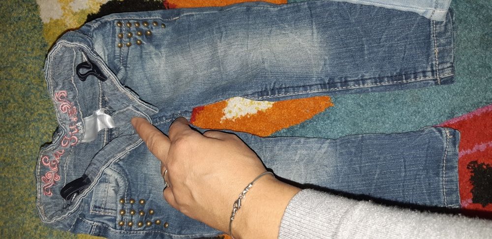Spodnie jeansy rurki h&m 86