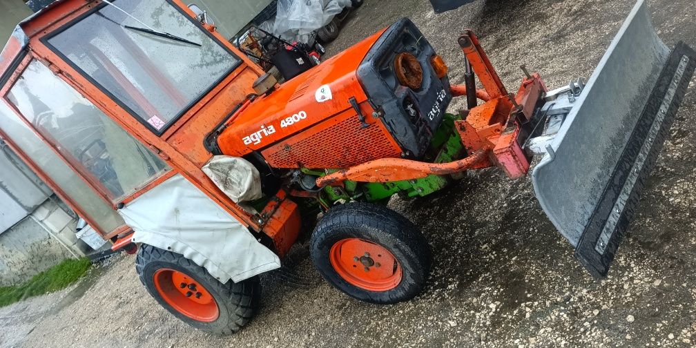 Traktorek AGRIA 4800 22HP Diesel wałek PTO przód i tył