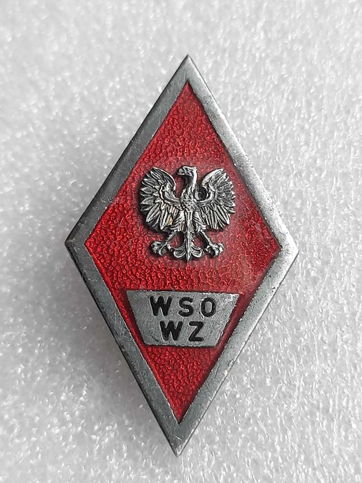 Odznaka Wyższa Szkoła Oficerska Wojsk Zmechanizowanych LWP (PRL)