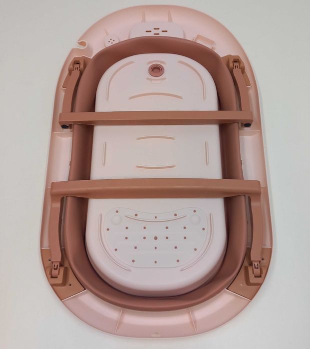 Interbaby Wanna wanienka składana dla dziec różowa B301 A