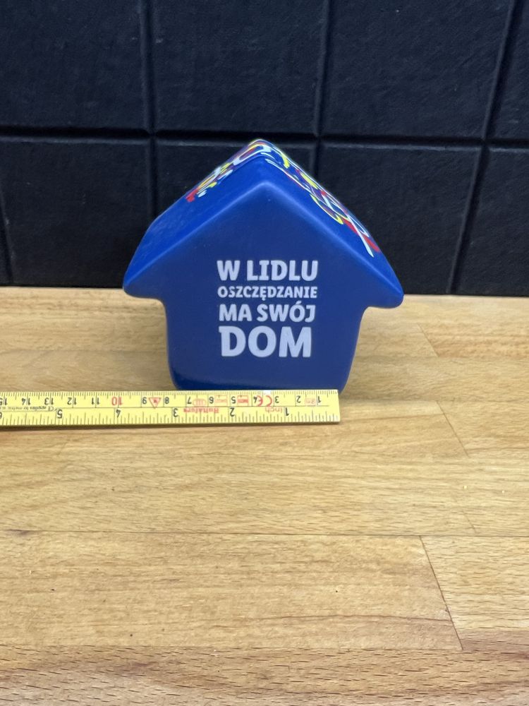 Skarbonka LiDL /Nowa/Niebieska/Prezent/