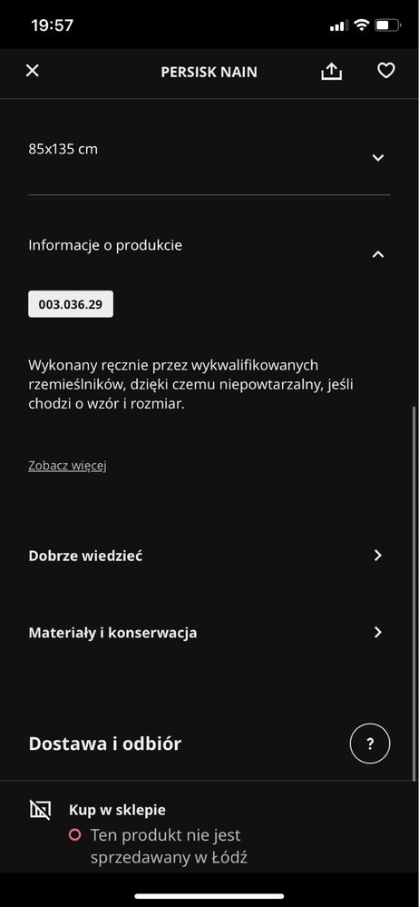 Dywan Perski Ikea