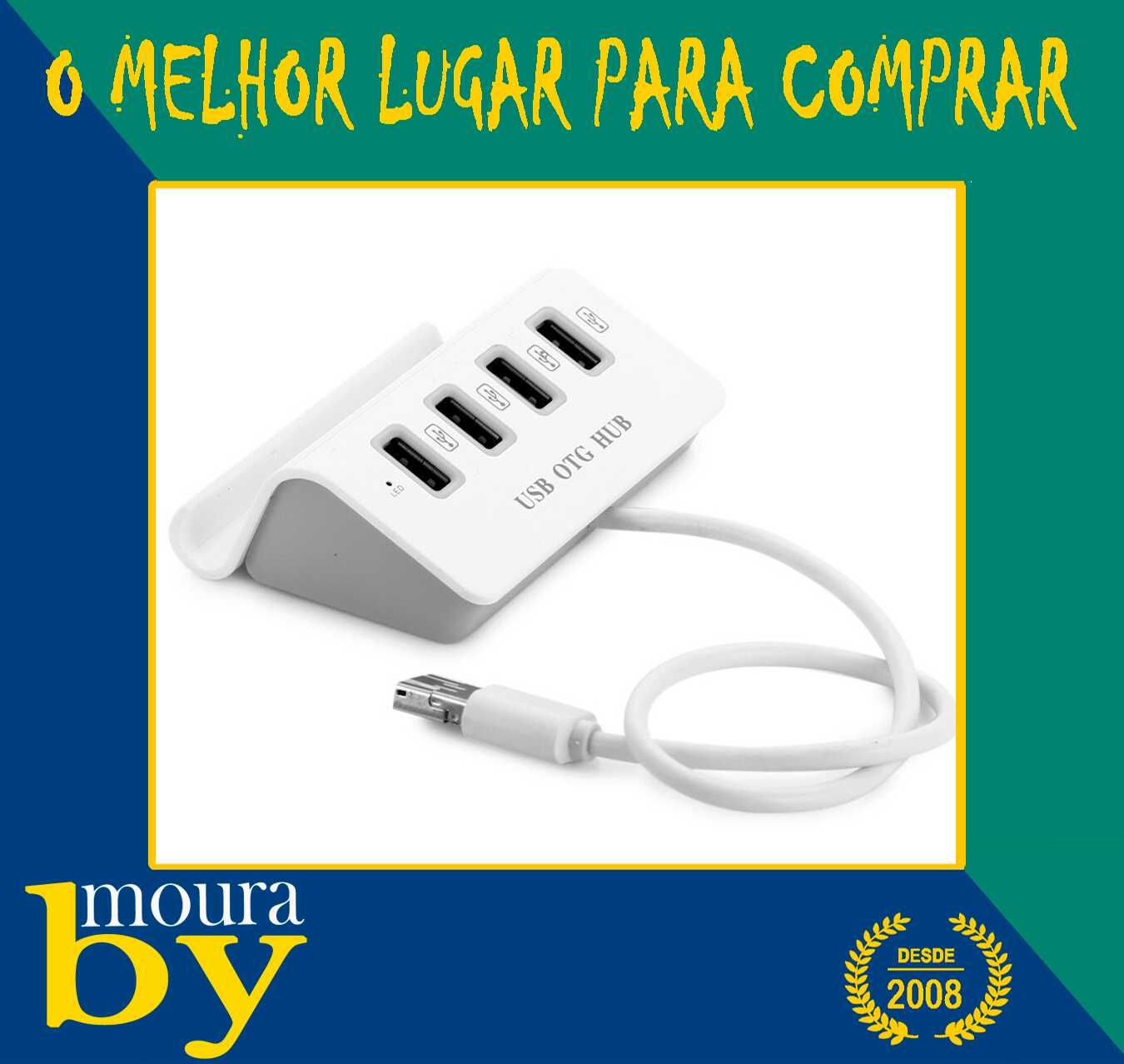 Hub Micro USB de 4 portas Hub OTG de alta velocidade